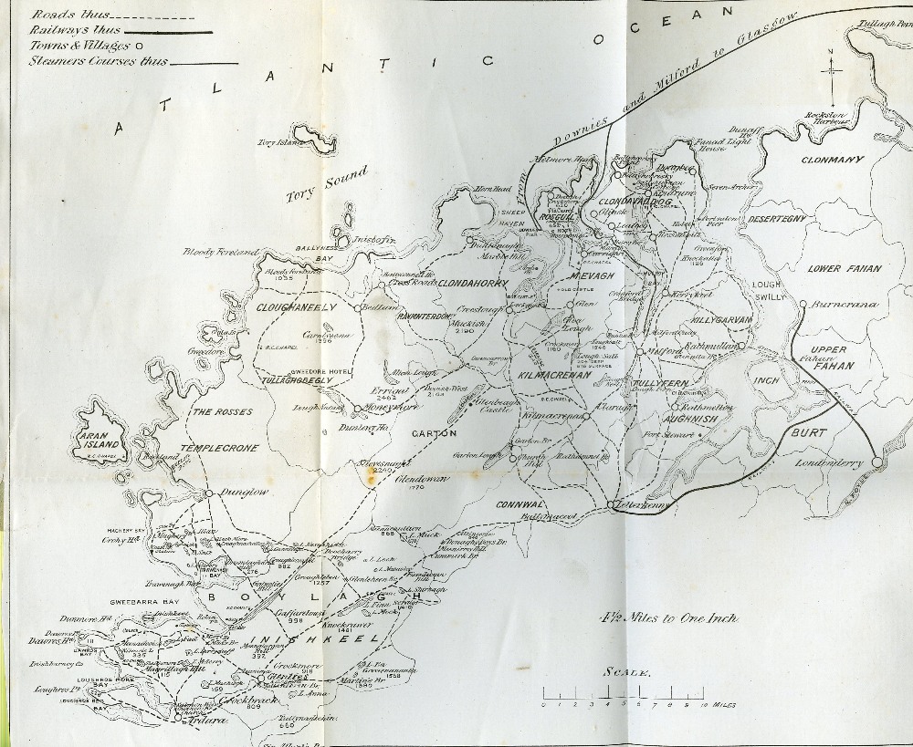 Co. Donegal: Harkin (Wm.) Scenery and Antiquities of North-West Donegal, Londonderry 1893.