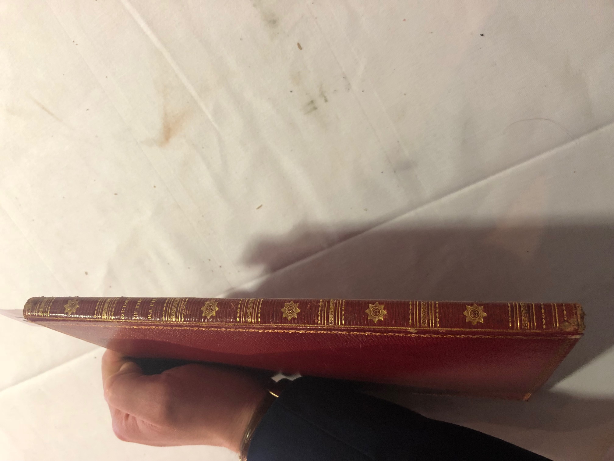 Binding: Statutes of the Most Honourable Order of the Bath, 4to L. 1812. Title with engd. - Image 4 of 8