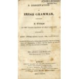 Connellan (Owen) A Dissertation on Irish Grammar Comprising a Critique on the latest Grammar of