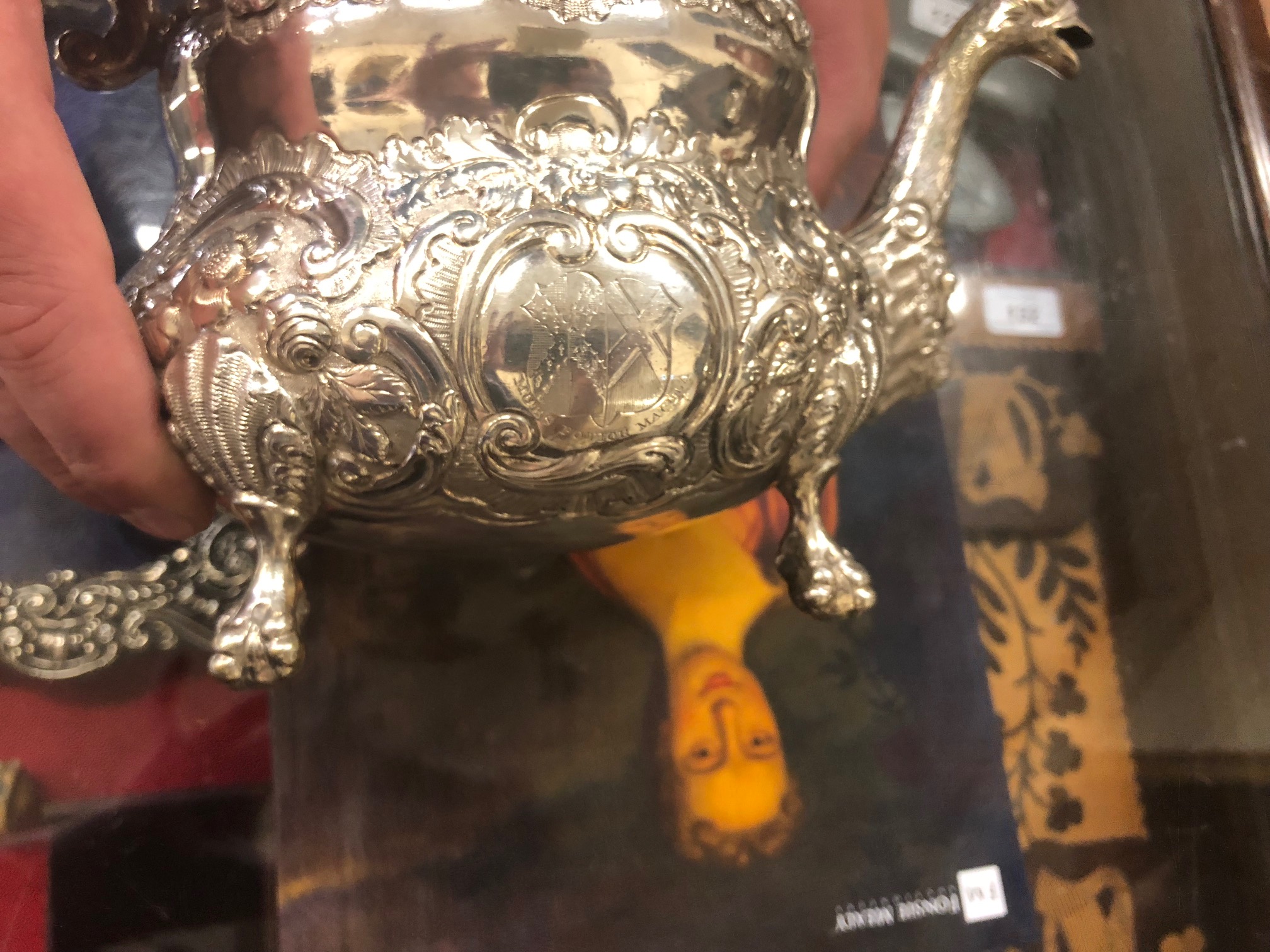 An important heavy late George III Irish silver Teapot, by James Le Bas, Dublin c. - Image 18 of 19