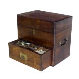 A very good quality Georgian period mahogany Apothecary's Box,