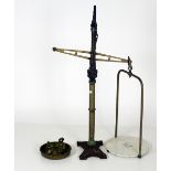 An attractive large 19th Century brass and metal Table Scales, by Avery, London,