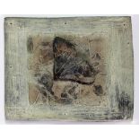Carolyn Mulholland, Irish (b. 1944) "Moth," bronze relief panel, approx. 33.7cms x 27.4cms (13.