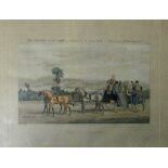 After Michael Angelo Hayes (1820 - 1877) Coloured Prints: "Car Travel in the South of Ireland in