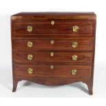 A 19th Century mahogany Bureau Chest,