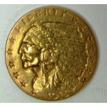 A 1915 Indian Head gold $ 2.