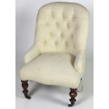 A Victorian Tub Chair, of small proportions,