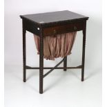 A 19th Century mahogany Ladies Work Table,