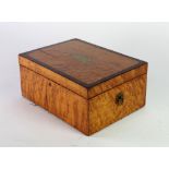 An attractive early 19th Century burr walnut rectangular Box,