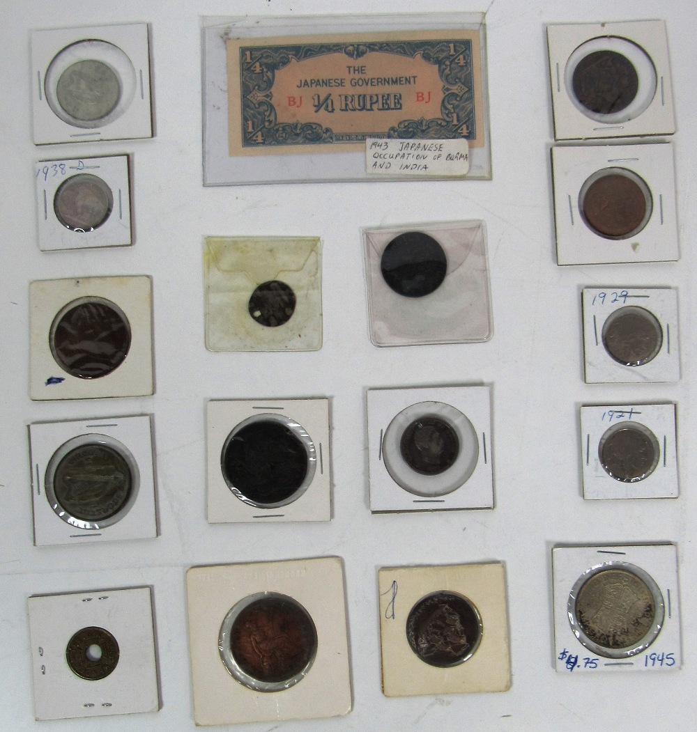 A varied collection of 18th & 19th Century Irish and British Tokens and Coins,