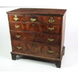 A late 18th Century / early 19th Century mahogany and walnut Chest,