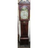 An early 19th Century Scottish figured mahogany Longcase Clock,