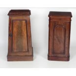 A fine quality shaped mahogany Bedside Chest, in the manner of Mack, Williams & Gibton,