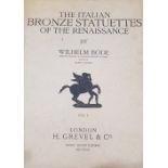 Bronzes: Bode (Wilhelm) The Italian Bronze Statuettes of the Renaissance, 3 vols. (portfolios) lg.