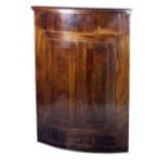 An attractive 19th Century mahogany Hanging Corner Cabinet,