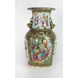 A 19th Century Cantonese Famille Verte Vase,