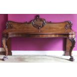 A fine quality large Irish Victorian mahogany Serving Table,