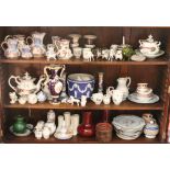 A large collection of varied Porcelain and Collectibles, including painted English porcelain,