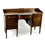 A 19th Century bow fronted Dressing / Side Table,