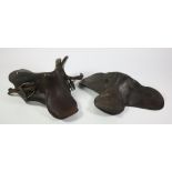 A good leather Saddle, by Barnsby & Son, and another similar ditto by Owen & Co.