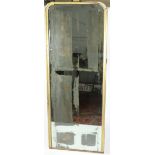 A large upright early 19th Century Console Mirror, with original mirror glass plate, and gilt frame.