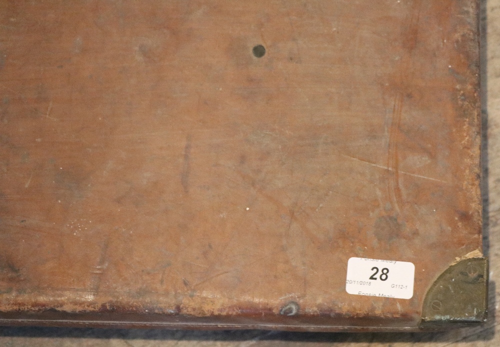 A good brass bound leather Gun-Case for a pair of shotguns, labelled 'H. - Image 5 of 10