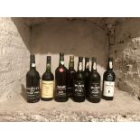 Port: Dows Vintage 1966 (2 bottles); Dows Vintage 1975 (1 bottle); Sandeman Vintage 1977 (1 bottle);