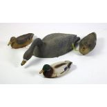 A large collection of rubber Duck & Goose Decoys, as a lot, w.a.f.