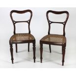 A set of 6 rosewood Side Chairs,