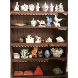 A collection of varied Items, including Staffordshire, Chinese porcelain Figurines,