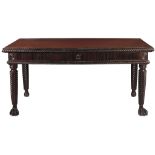 An attractive and unusual Irish mahogany Nelson period Side Table,