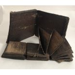 A large 17th Century Coptic Manuscript, consisting of 20, 4to leaves (40pp) in concertina form,