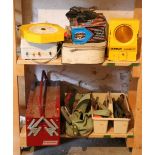 A collection of Workman's, plumber's and other tools, toolbox, some electrical items, etc. A lot.