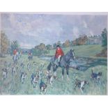 Coloured Prints: Hunting, Biegel (Peter) "The Kilkenny Hunt at Mount Juliet,