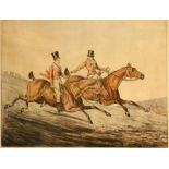 Coloured Hunting Prints: Set of 4 after H.