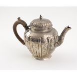 An attractive small Victorian silver Teapot,