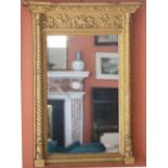 A Regency period gilt Pier Mirror,