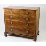 A Georgian period mahogany Chest,