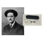 Through Joyce's Eyes [Joyce (James)] An original pair of pince-nez Glasses,
