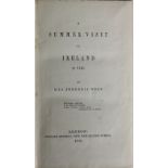 Irish Travel: West (Mrs. Fred.) A Summer Visit to Ireland in 1846, 8vo L. 1847. First Edn.