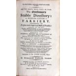 Taplin (Wm.) The Gentleman's Stable Directory: or, Modern System of Farriery, 2 vols. 8vo L. & D.