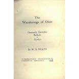 Inscribed to 'My Friend Maud Gonne' Yeats (W.B.) The Wanderings of Oisin.