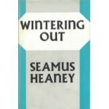 Inscribed Manuscript Passage Heaney (Seamus) Wintering Out, New York, O.U.P. 1973, cloth in d.w.