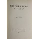 Yeats (W.B.) The Wild Swans at Coole, L. 1919; Later Poems, L. 1922; Selected Poems, L. 1929.