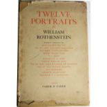 Rothenstein (Wm.) Twelve Portraits, lg. folio L. 1929. First Edn., 12 ports. include. Geo. Bern.