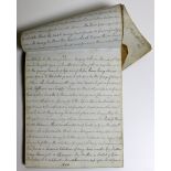 Manuscript Diary of Newport B. White Co.