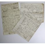 Highly important Papers of an early 19th-century Carlow Magistrate File of Documents relating to