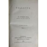 [Bronte (Charlotte)] 'Currer Bell,' Villette, 3 vols. sm. 8vo L. 1853. First Edn., lacks hf.