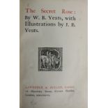 Yeats (W.B.) The Secret Rose, L. 1897, 6 plates by J.B. Yeats, sometime rebound in hf.
