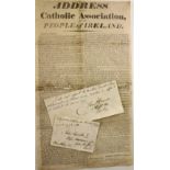 Daniel O'Connell and the Catholic Association Broadside: Address of the Catholic Association to